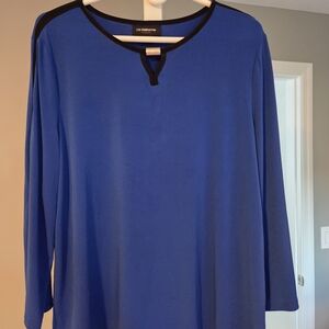 Liz Claiborne Women's Royal Blue Long Sleeve Top